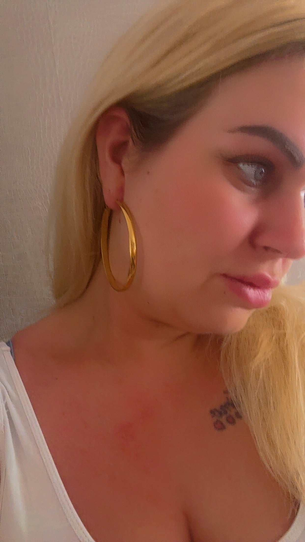 Gouden ring oorbellen