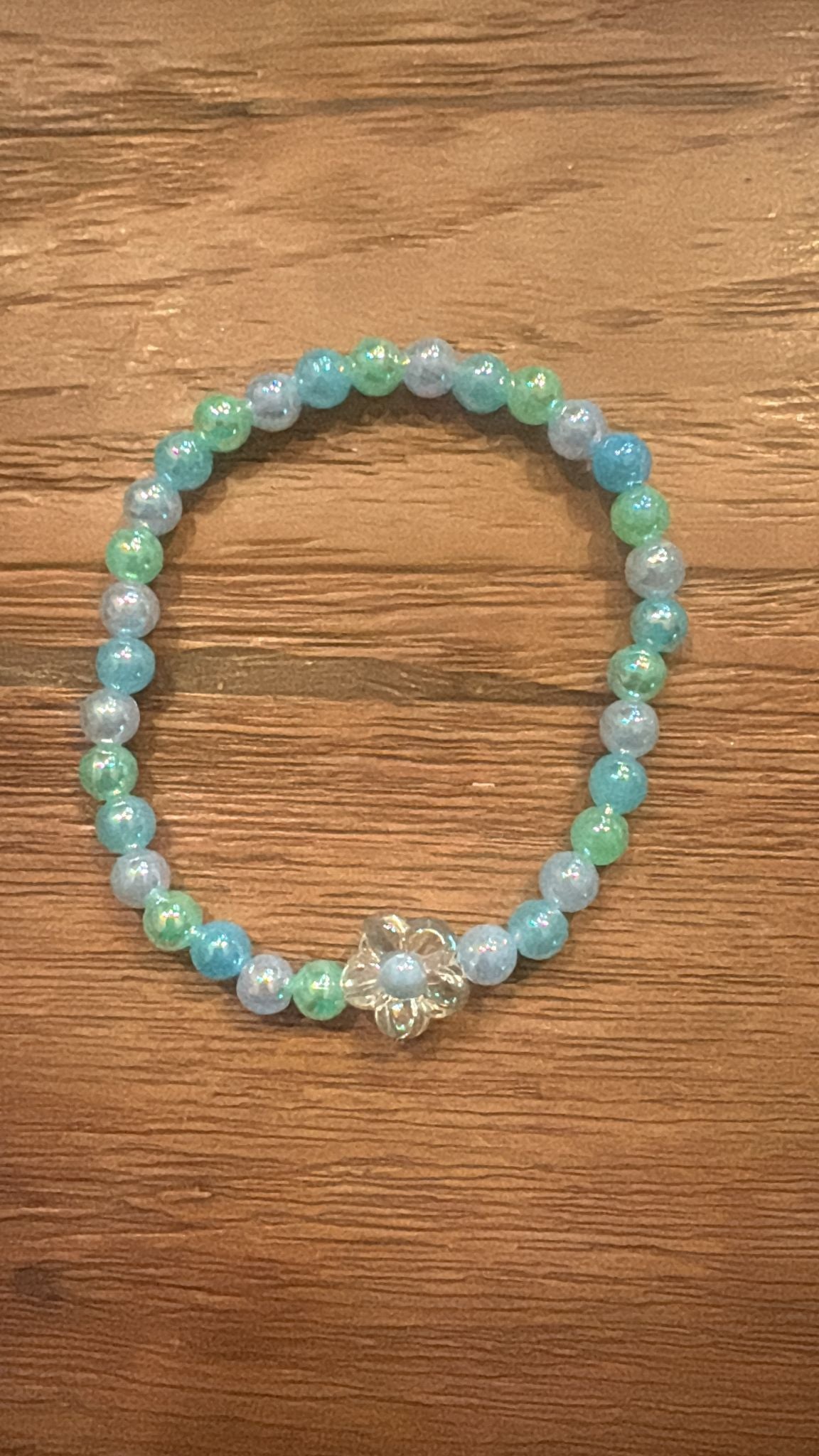 Blauw armbandje