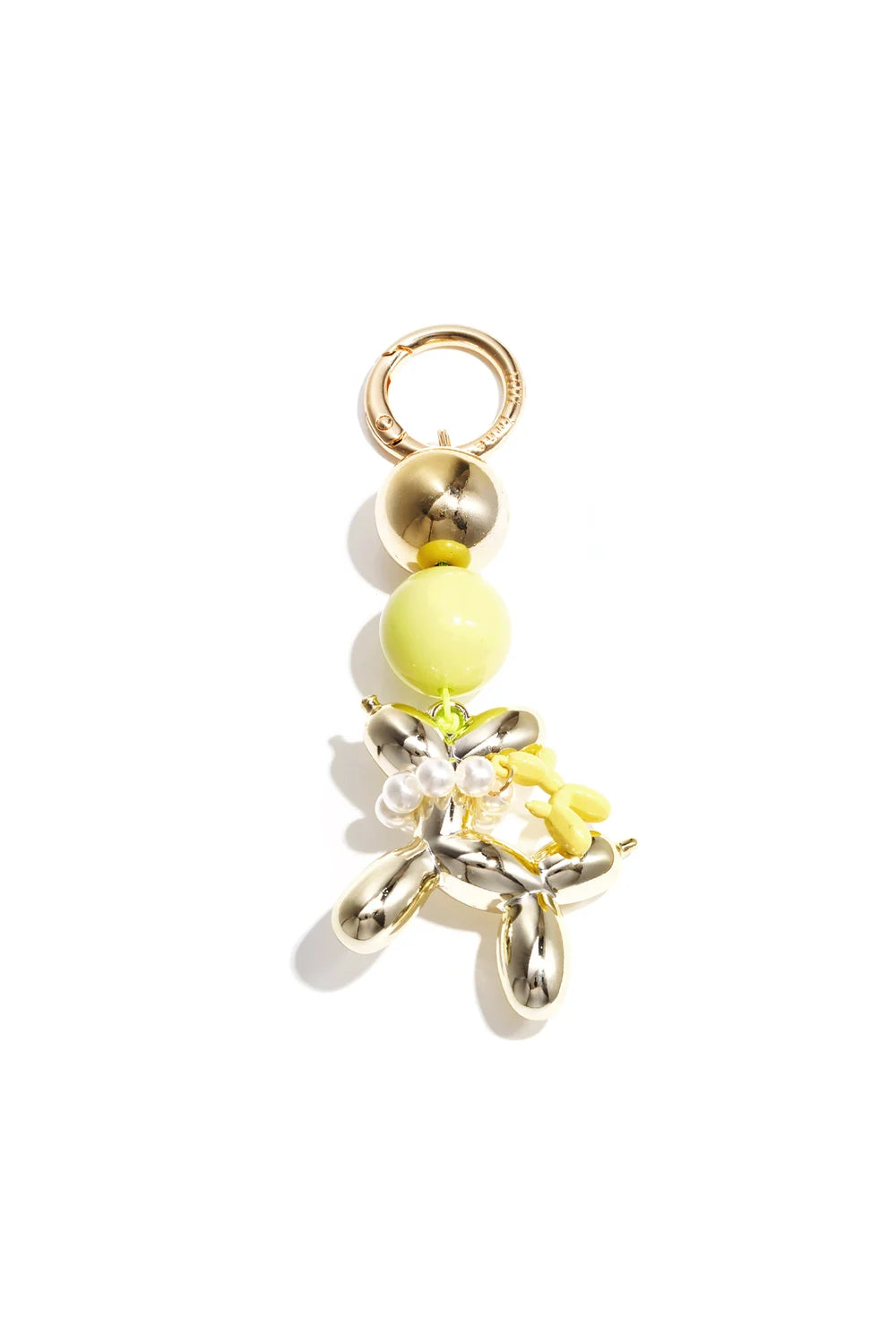 balloondog goud sleutelhanger