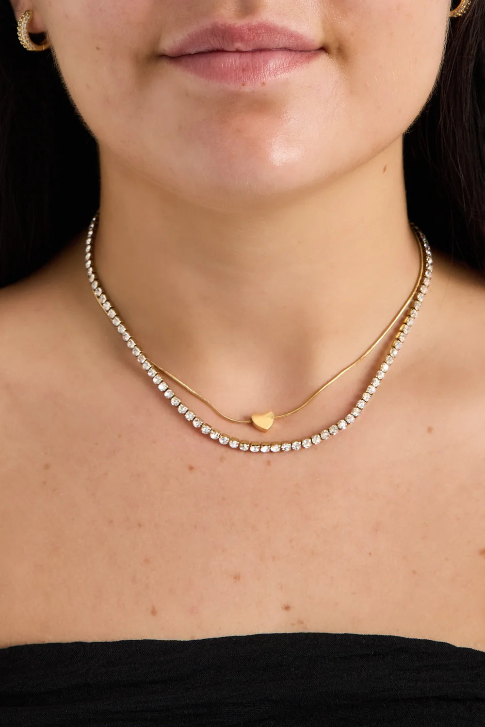 ketting double heart