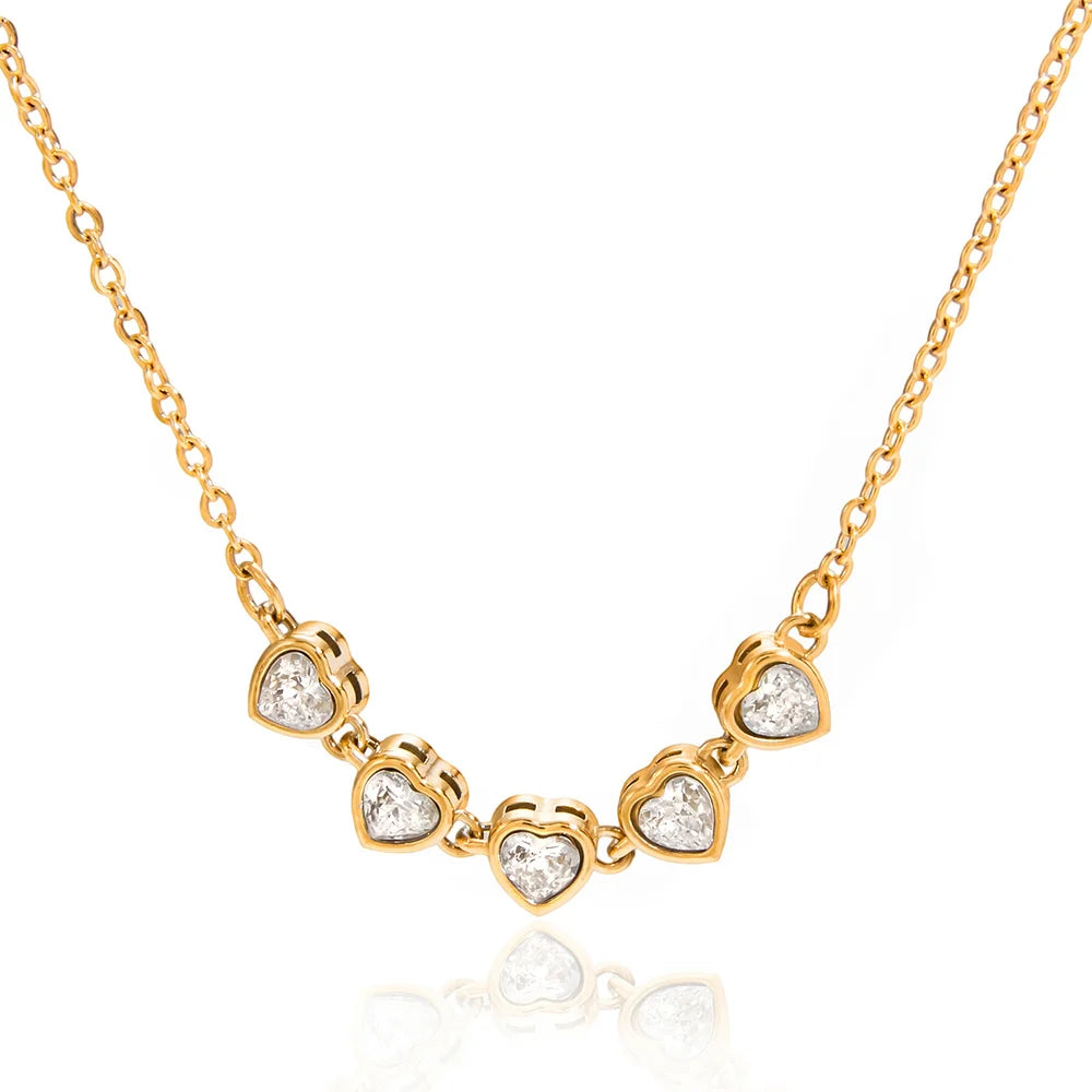 ketting met hartjes
