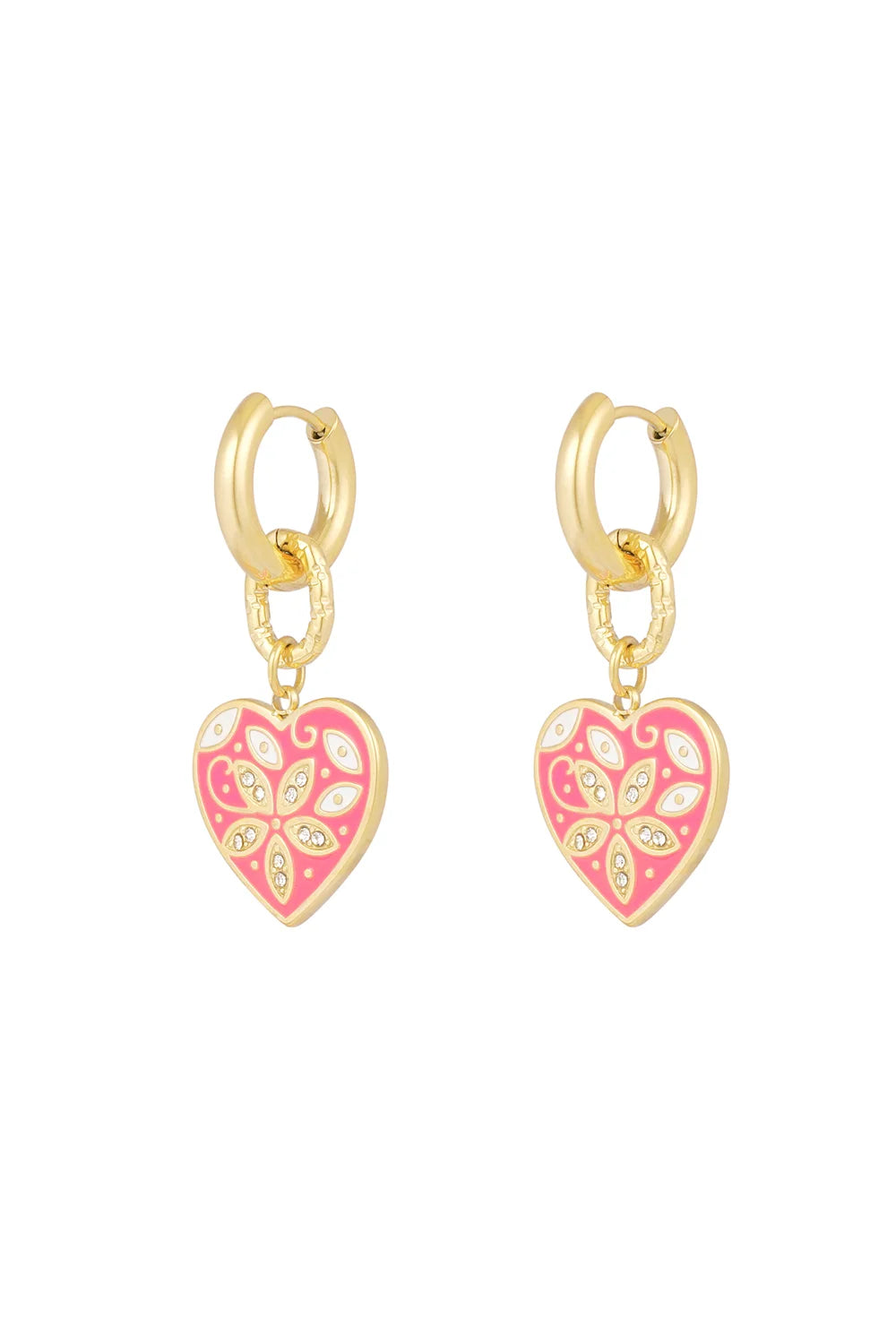 oorbel love flower