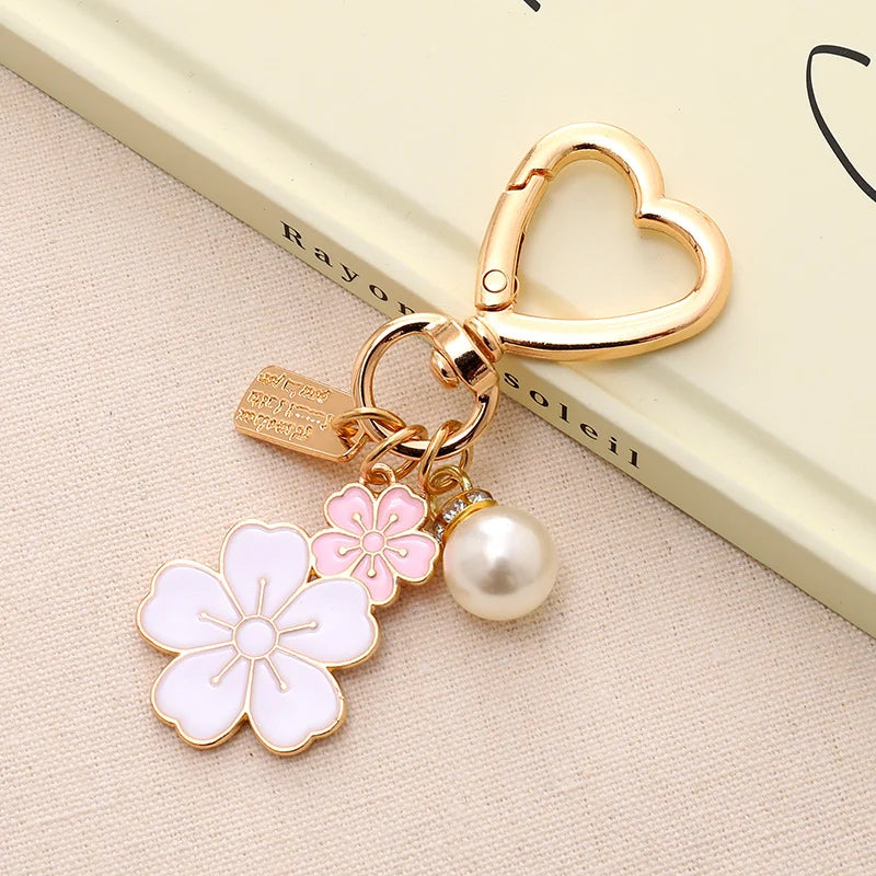 Telefoonhanger met bloemetjes